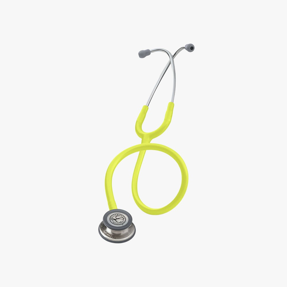Stetoskooppi Littmann Classic III Lemon Lime, rintakappale harjattua ruostumatonta terästä