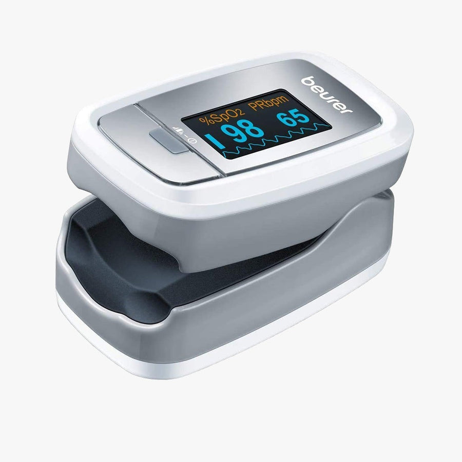 Pulsoximeter Beurer PO 30 — syremättnad (SpO2), puls, färgdisplay