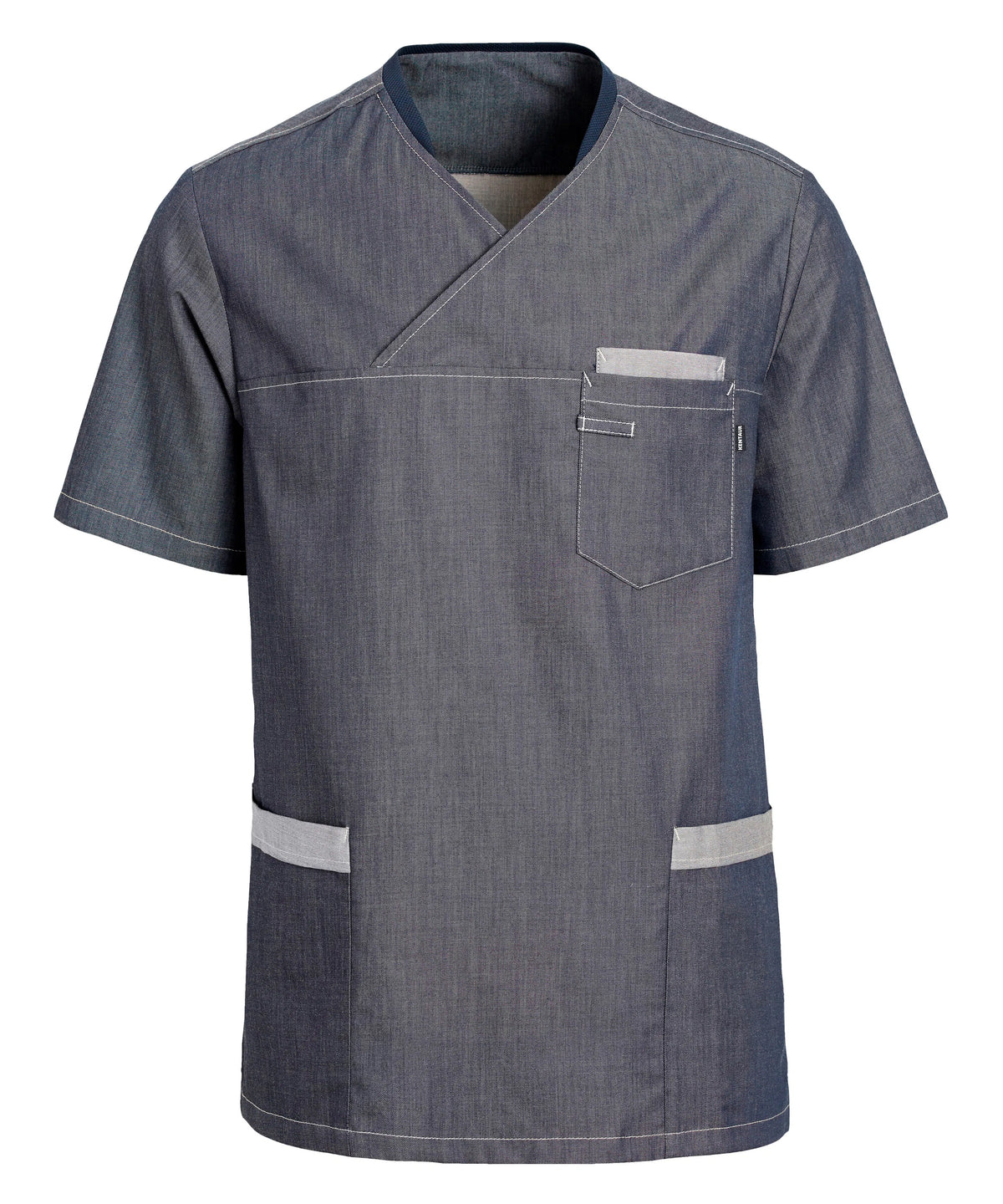Bussarong Kentaur med kinakrage – unisex – Dark ocean