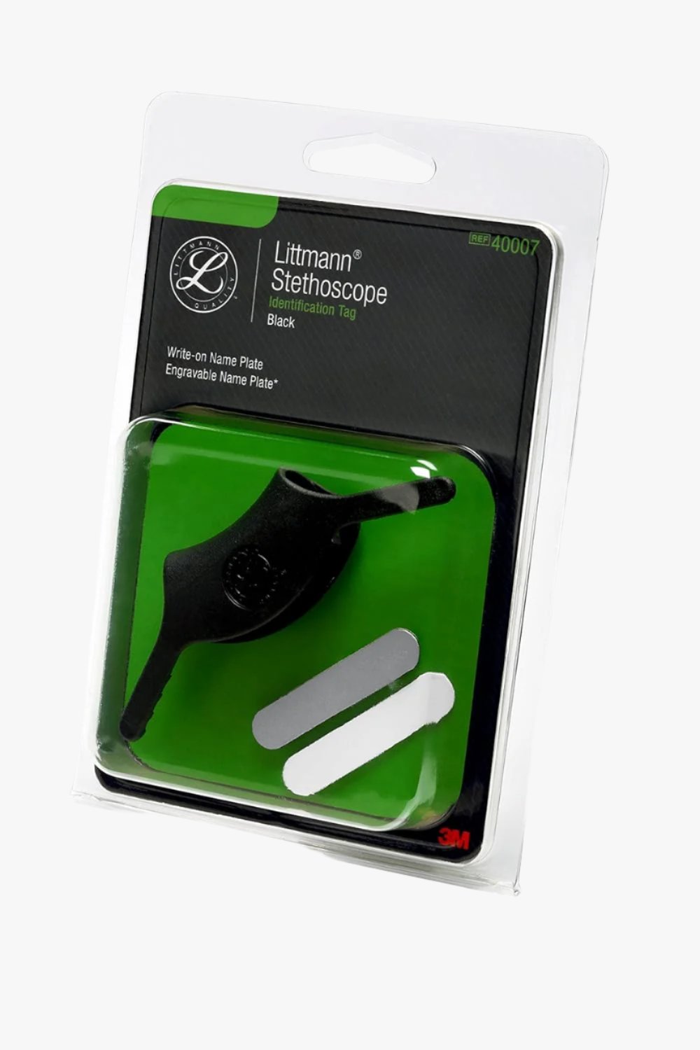 Littmann Stetoskoopin ID-merkki, Musta