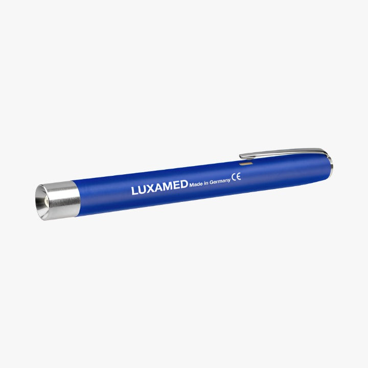 Kynälamppu Luxamed — LED sininen paristoineen