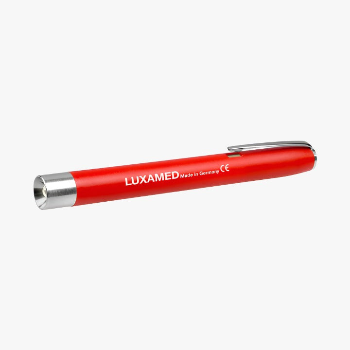 Kynälamppu Luxamed — LED punainen paristoineen