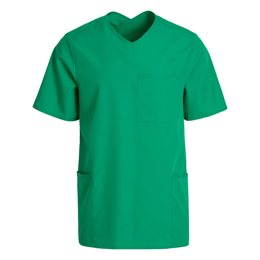 Scrubstopp Kentaur Comfy Fit – korsad hals, unisex – Grön