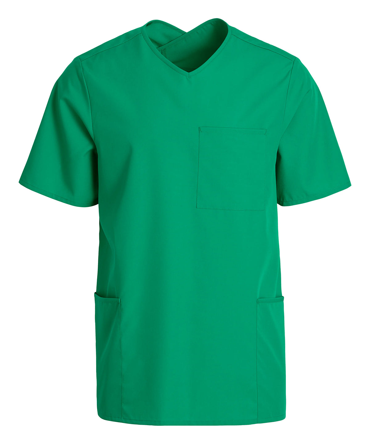 Scrubstopp Kentaur Comfy Fit – korsad hals, unisex – Grön