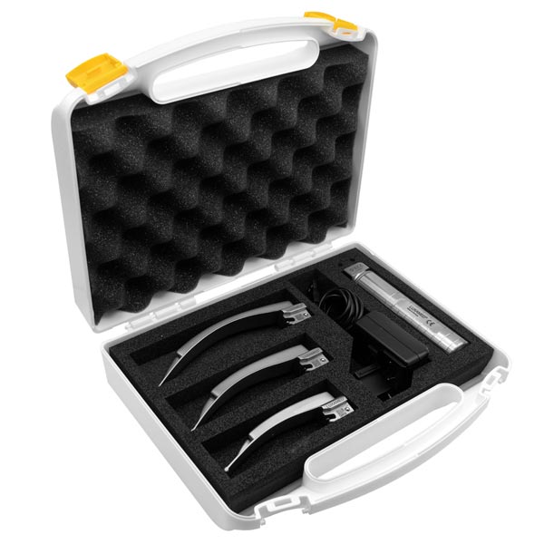 Luxamed laryngoskooppikotelo 1 kahvalle ja 3 lavalle