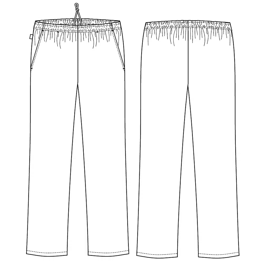 Arbetsbyxa Kentaur – smal passform, vit, unisex