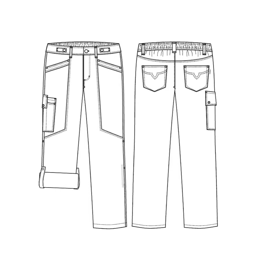 Arbetsbyxa Kentaur Flex – reglerbar midja, unisex