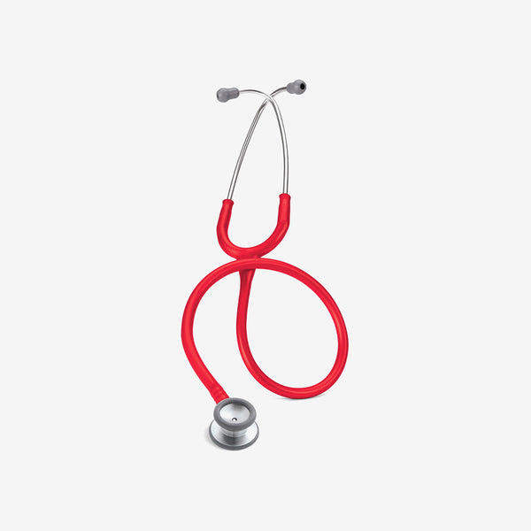 Stetoskooppi Littmann Classic II Pediatric punainen, rintakappale harjattua ruostumatonta terästä