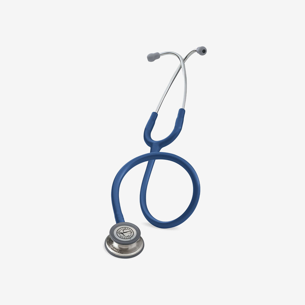 Stetoskooppi Littmann Classic III laivastonsininen, rintakappale harjattua ruostumatonta terästä