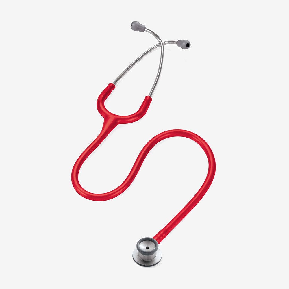 Stetoskooppi Littmann Classic II Infant punainen, rintakappale harjattua ruostumatonta terästä