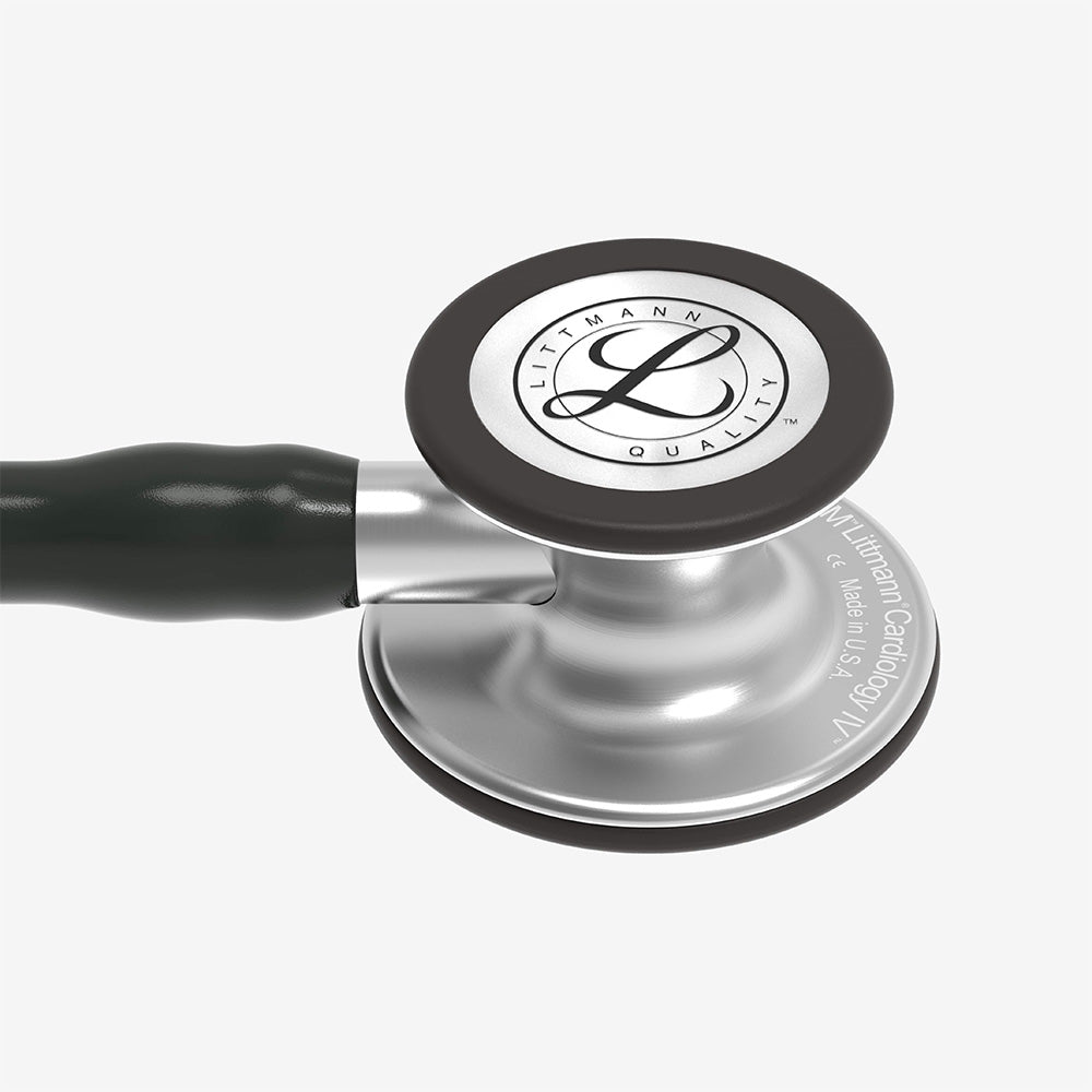 Stetoskop Littmann Cardiology IV Svart med Bröststycke i Borstat rostfritt stål