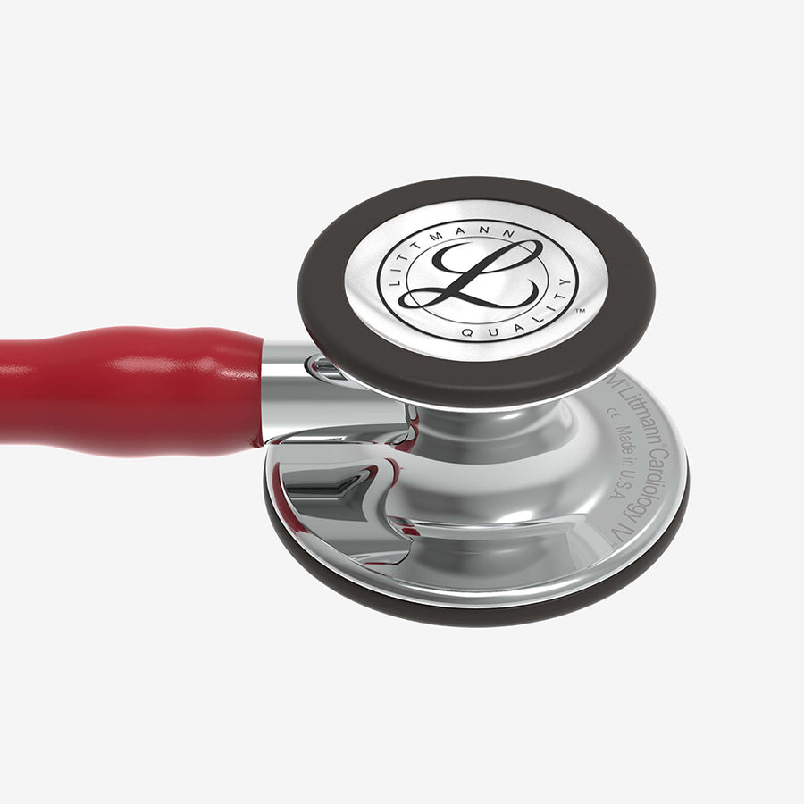 Stetoskooppi Littmann Cardiology IV viininpunainen, peilikiillotettu rintakappale