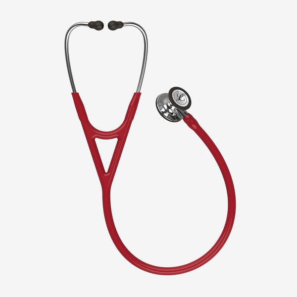 Stetoskooppi Littmann Cardiology IV viininpunainen, peilikiillotettu rintakappale
