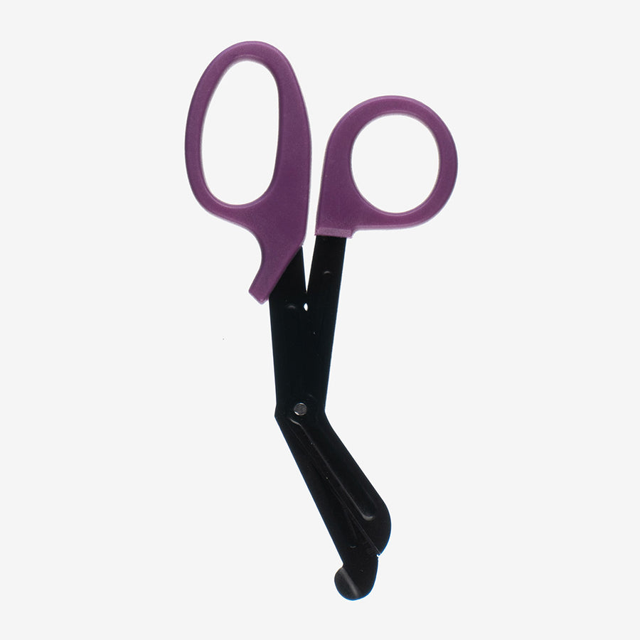 Sidesakset violetti kahva mustat terät